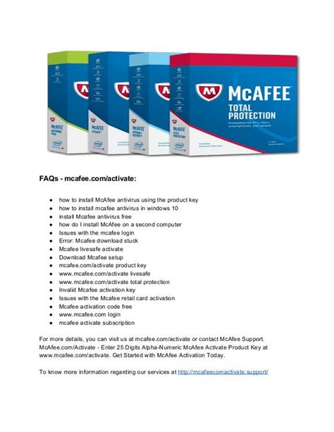 mcafee livesafe installer download.